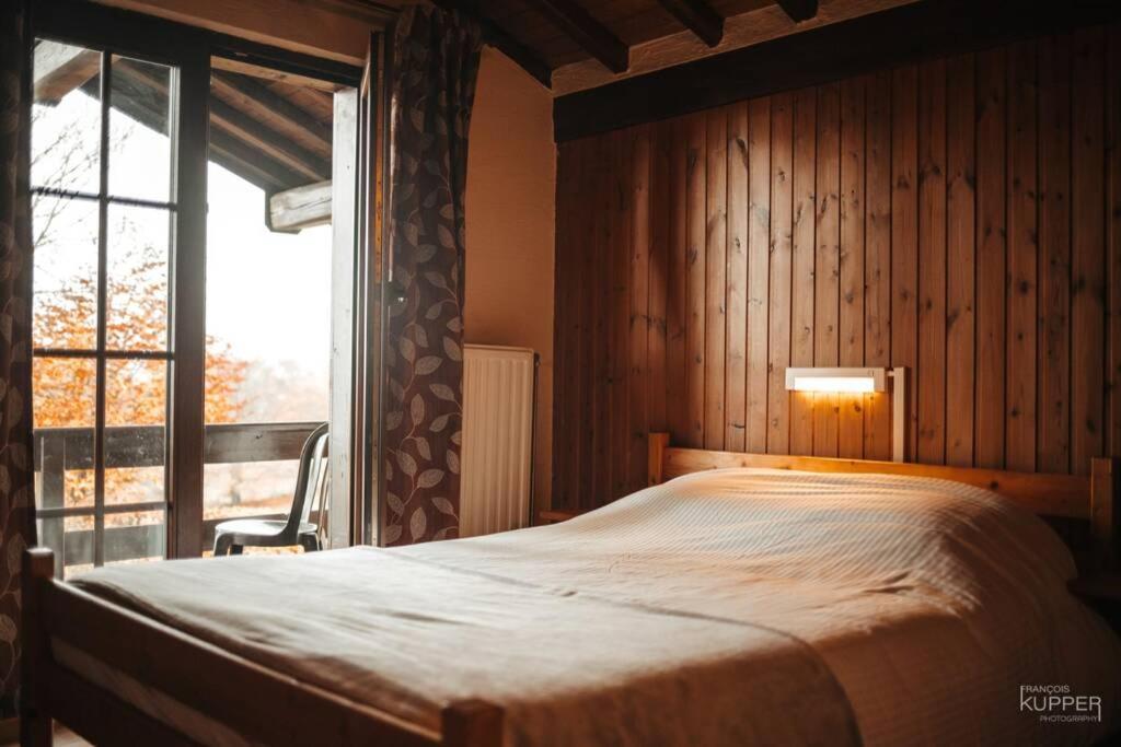 Le Grand Cerf 25 pers, Malmedy- Chalet rustique, jardin Extérieur photo