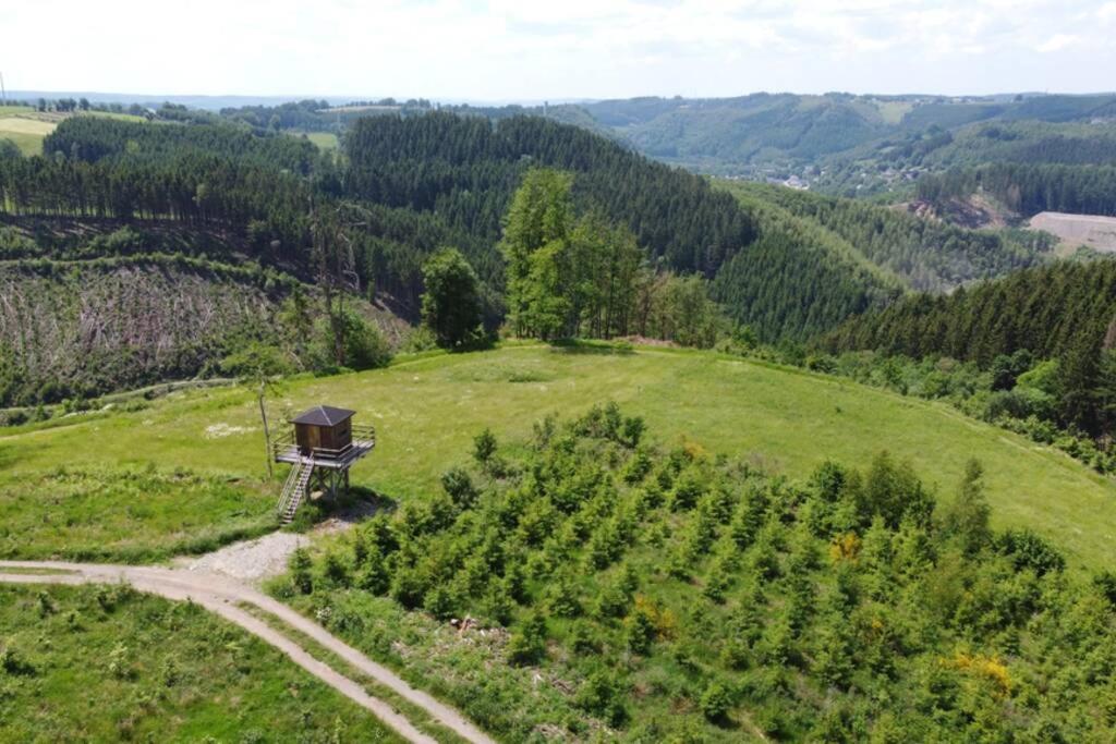 Le Grand Cerf 25 pers, Malmedy- Chalet rustique, jardin Extérieur photo